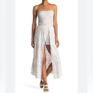 Surf Gypsy | Tie Dye Cover Up / Shorts Romper  size M